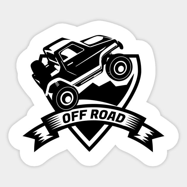 Off Road Car Logo Sticker by AnotherOne